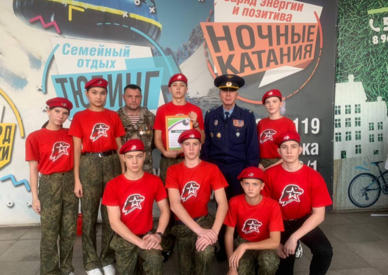 Юнармейцы школы приняли участие в игре «Юный разведчик».